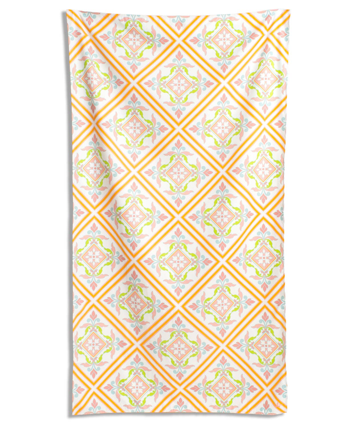 Verona Giant Beach Towel - White/Multi