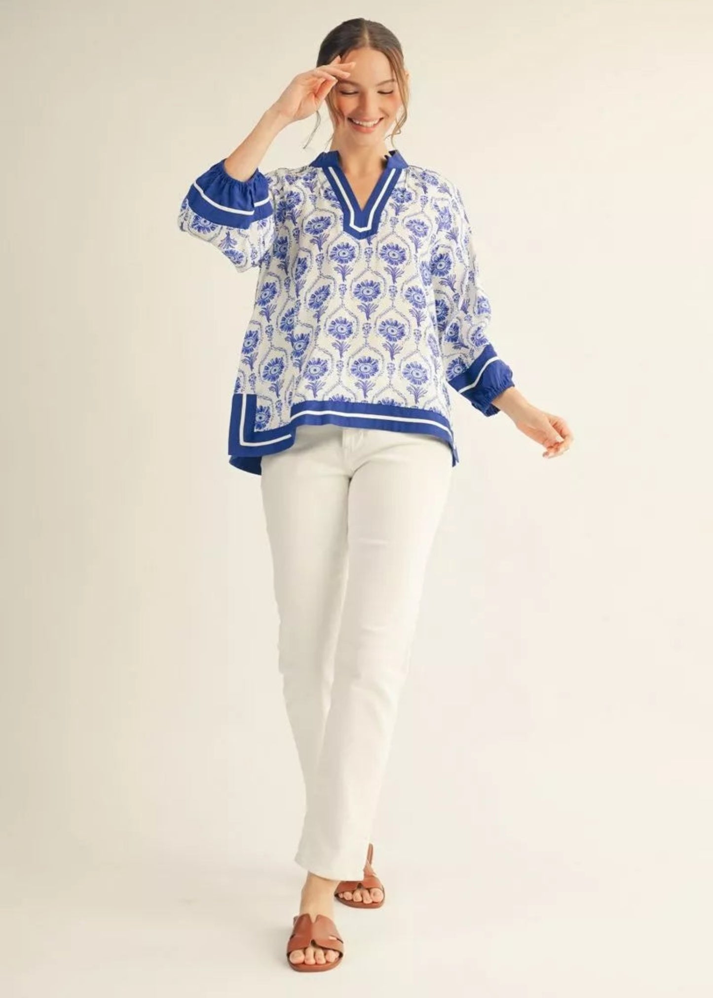 JOSEY TOP - ROYAL