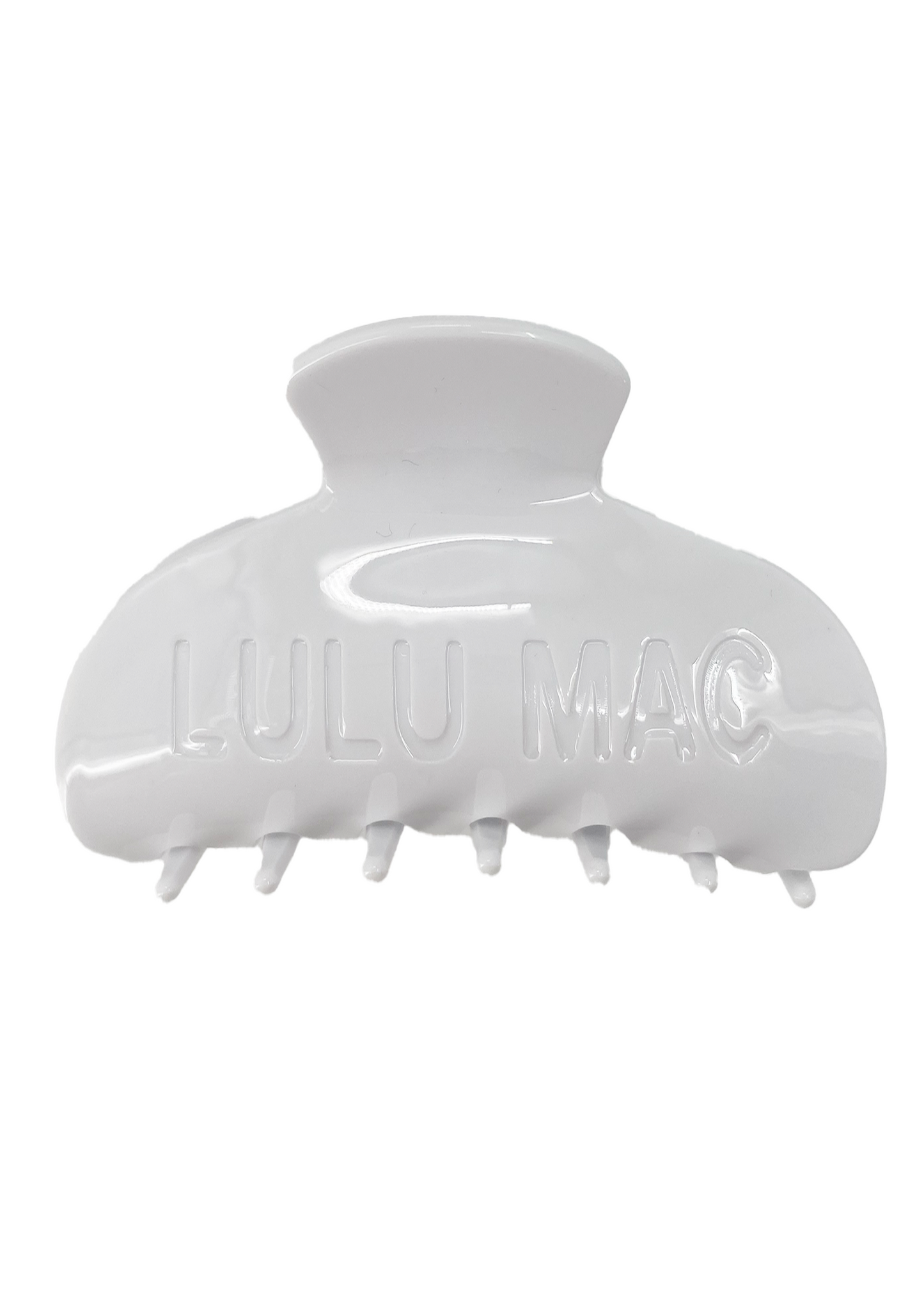 LULU MAC HAIR CLIP - WHITE