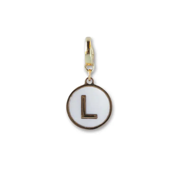 MOTHER OF PEARL LETTER CHARM