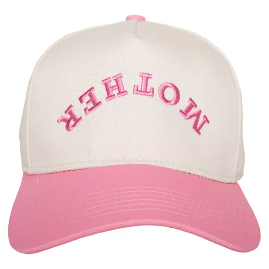 MOTHER UPSIDE DOWN TWO TONED VINTAGE HAT - PINK/TAN