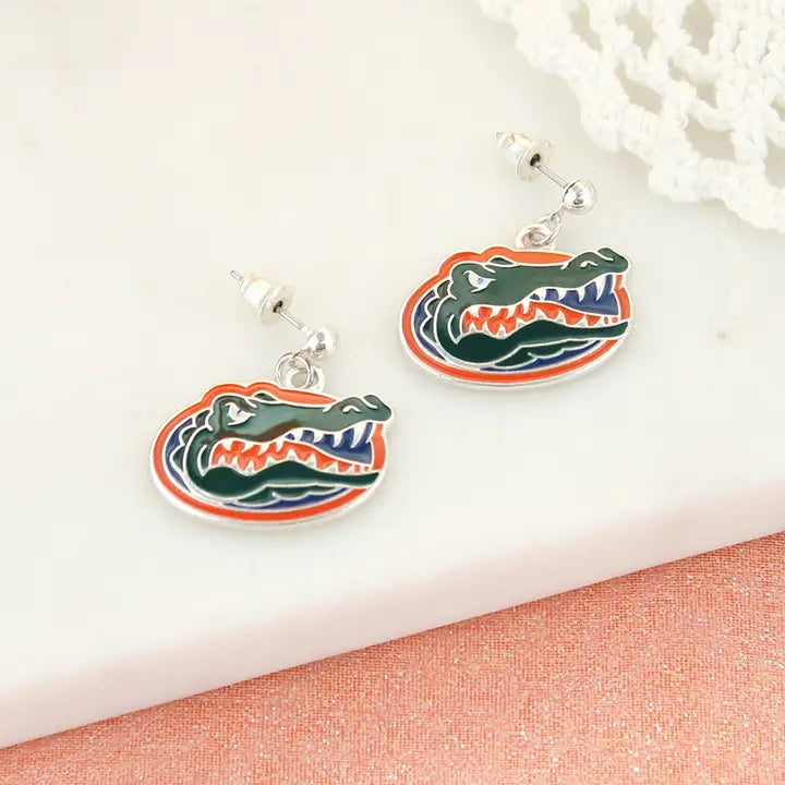 FLORIDA ENAMEL LOGO EARRING-FLORIDA