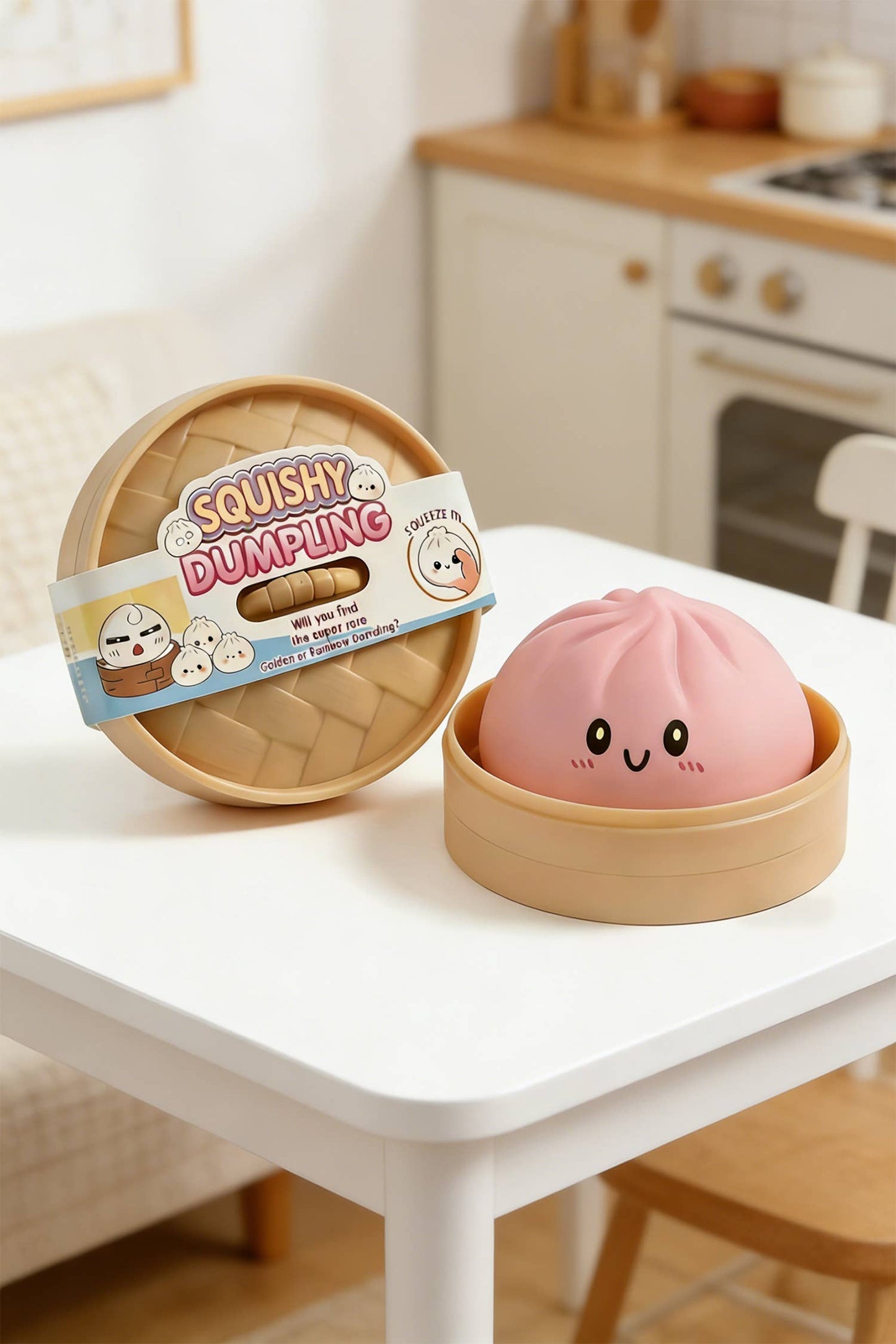 Dumpling Soft Bun Stress Relief Squeeze Toy