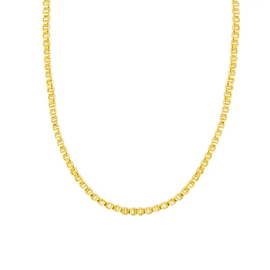 Add A Charm Box Chain Necklace - Gold