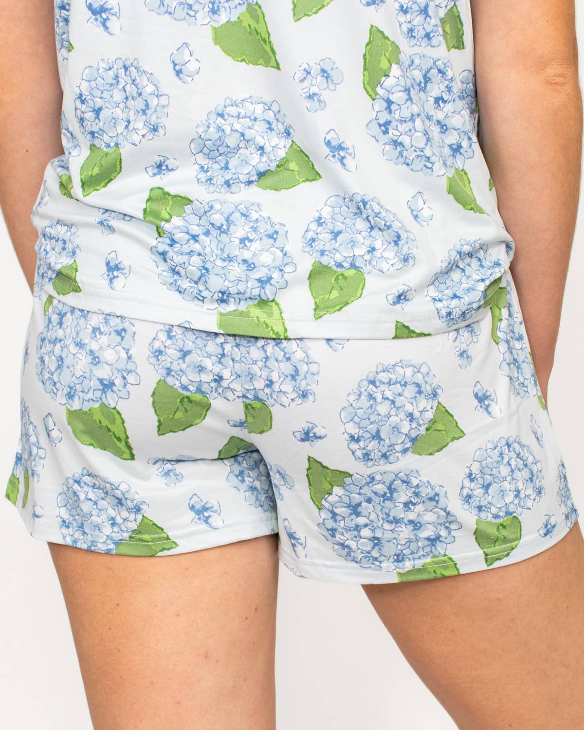Hydrangea Sleep Shorts   Illusion/Blue/Green   -Asst.