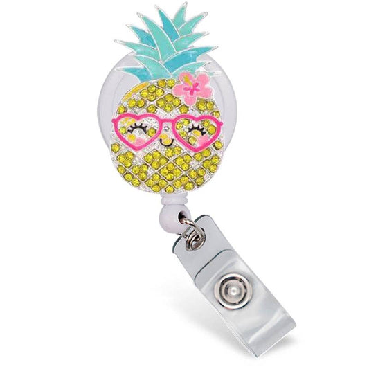 Summer Pineapple Sparkle And Shine Badge Reel