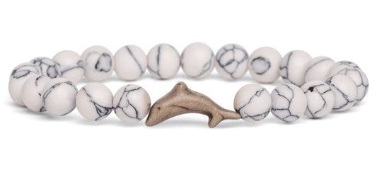 ODYSSEY BRACELET-WHITE HOWLITE