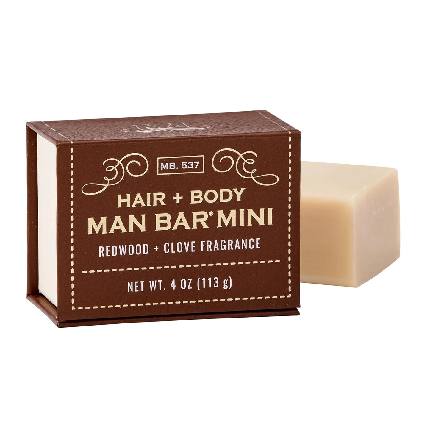 MAN BAR 4OZ - REDWOOD & CLOVE