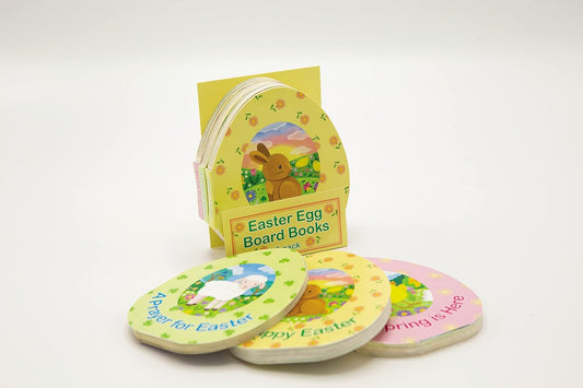 Easter Egg Board Books, 3 Pack (An Easter Egg-Shaped Board Book)