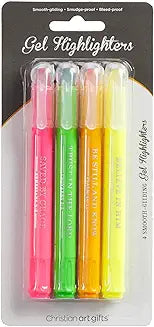 TWIST AND GLIDE HIGHLIGHTER SET-4 PC