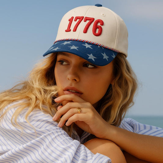 Do Everything In Love "1776" Embroidered Americana Baseball Cap