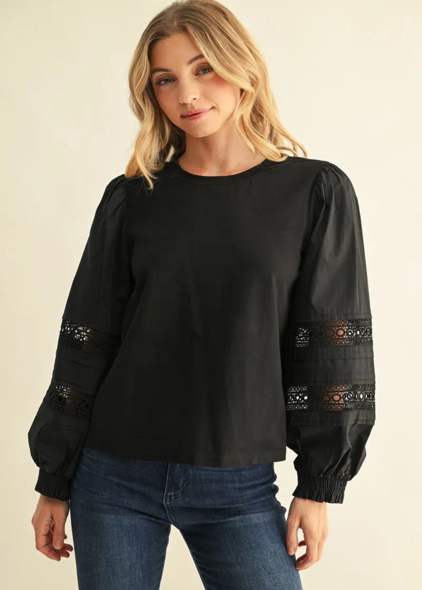 ALLI TOP - BLACK