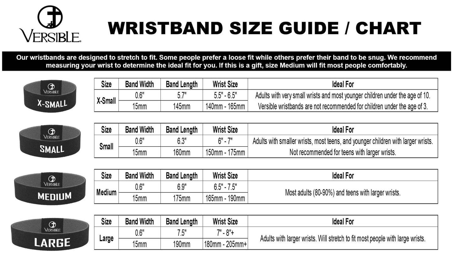Versible® Wristbands - Coral Reef / John 1:5