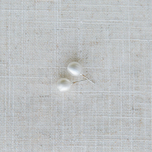 Earrings Grenada - Brushed Silver Medium