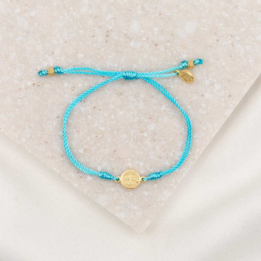 Breathe Blessing Bracelet - Turquoise / Gold