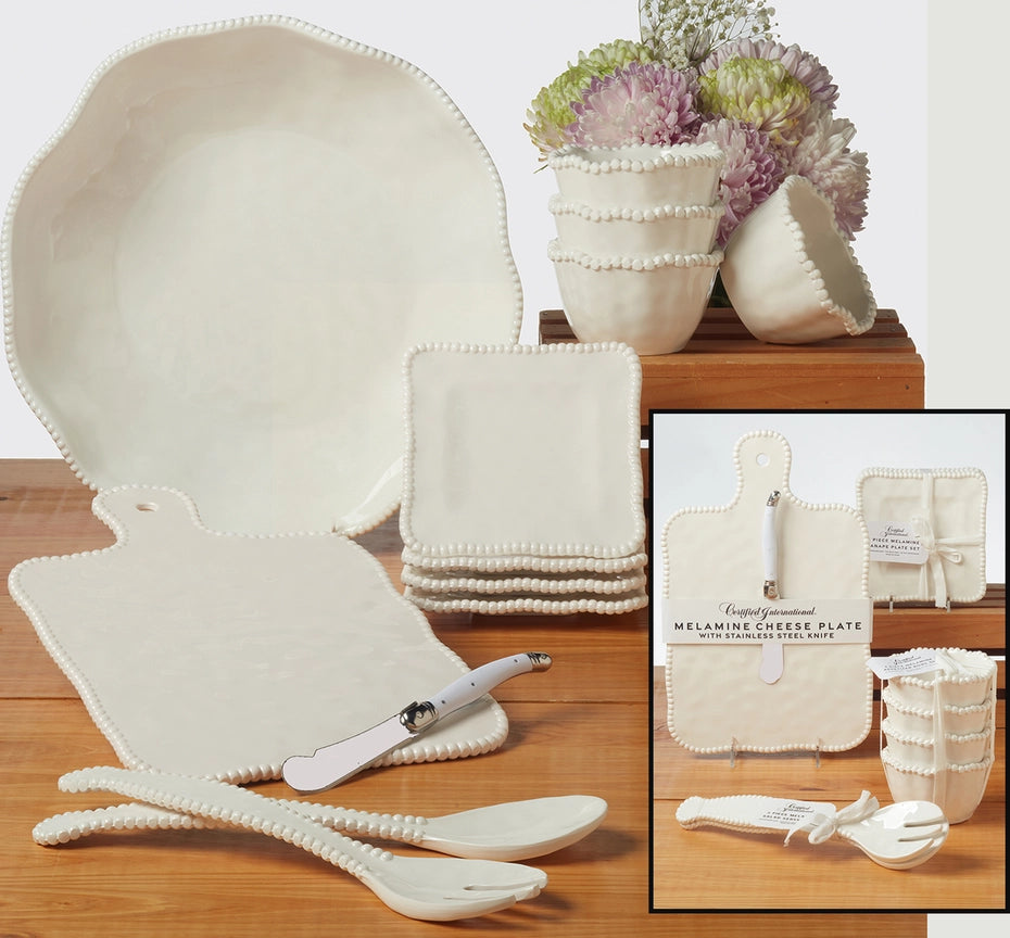 PERLETTE CREAM 2 PC SALAD SERVERS