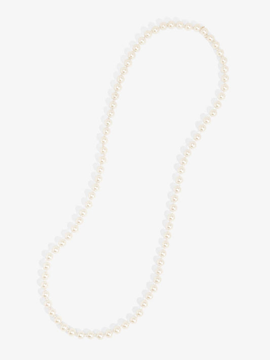 10mm Pearl Beaded Long Necklace - VIOROO 40"
