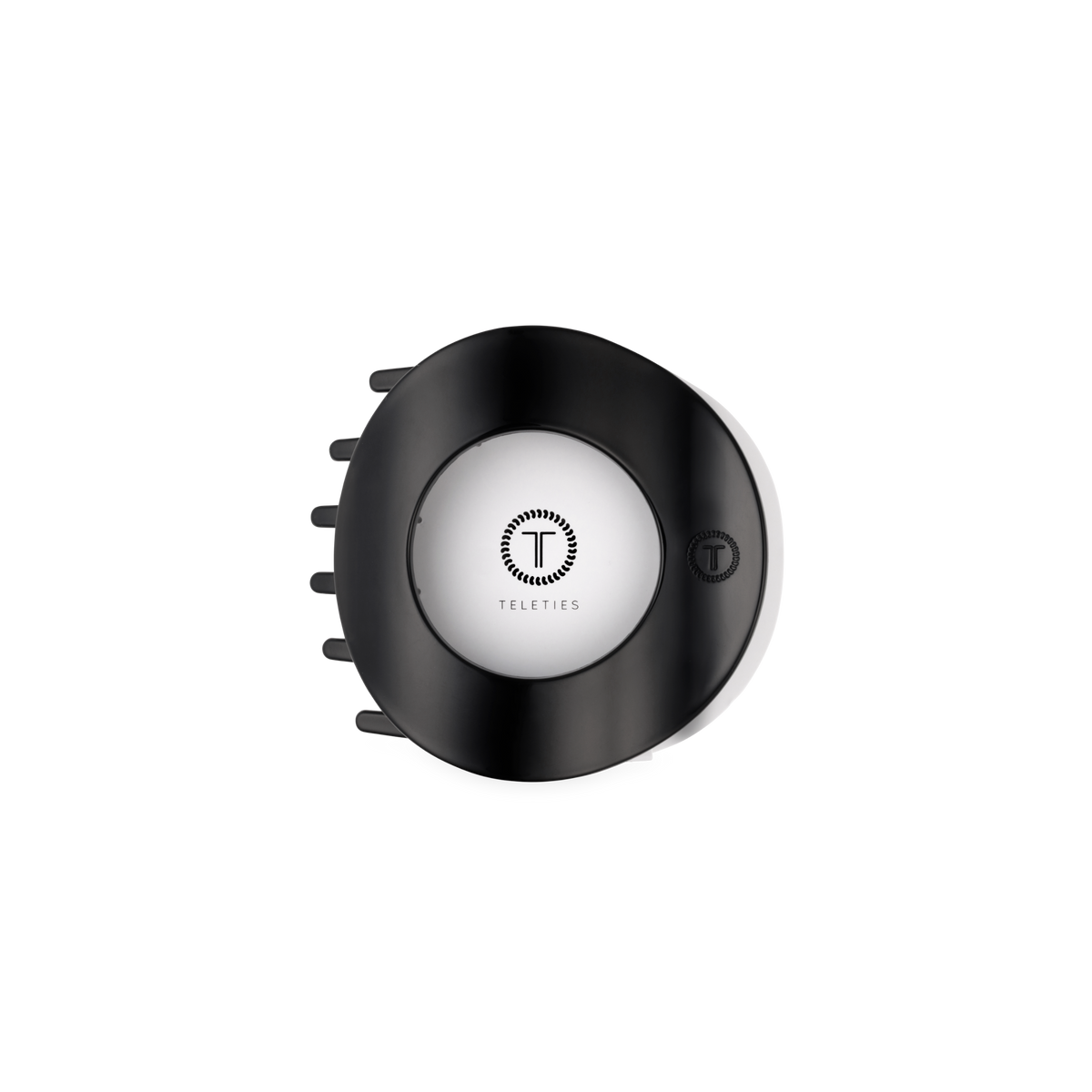 Jet Black | Medium | Flat Circle Hair Clip