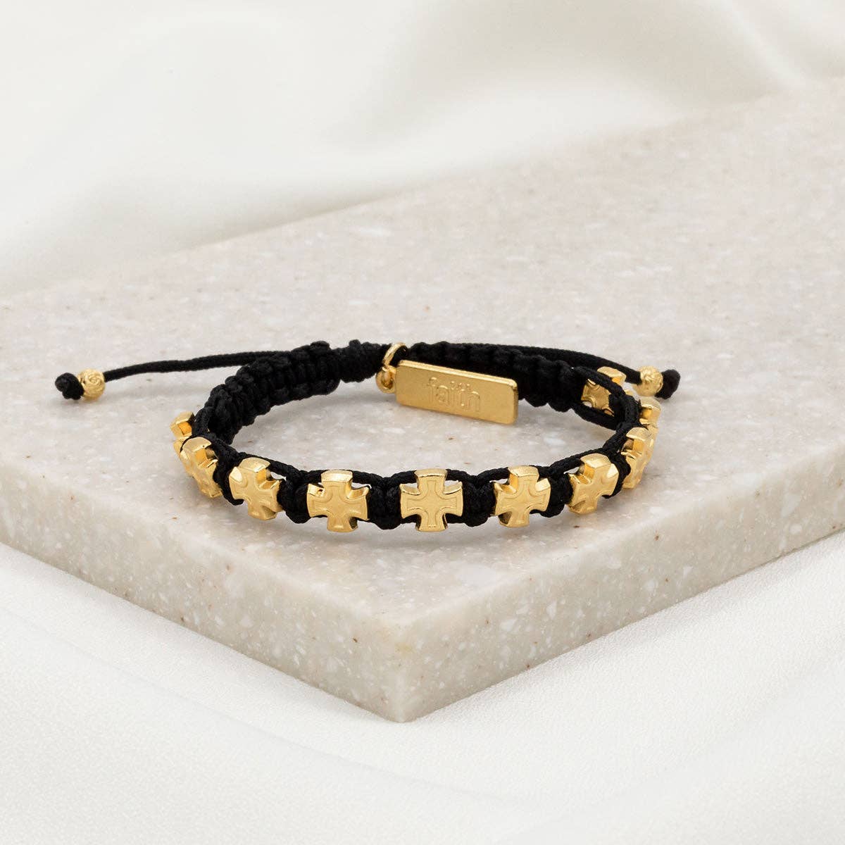 Faith Blessing Bracelet with Cross Medals