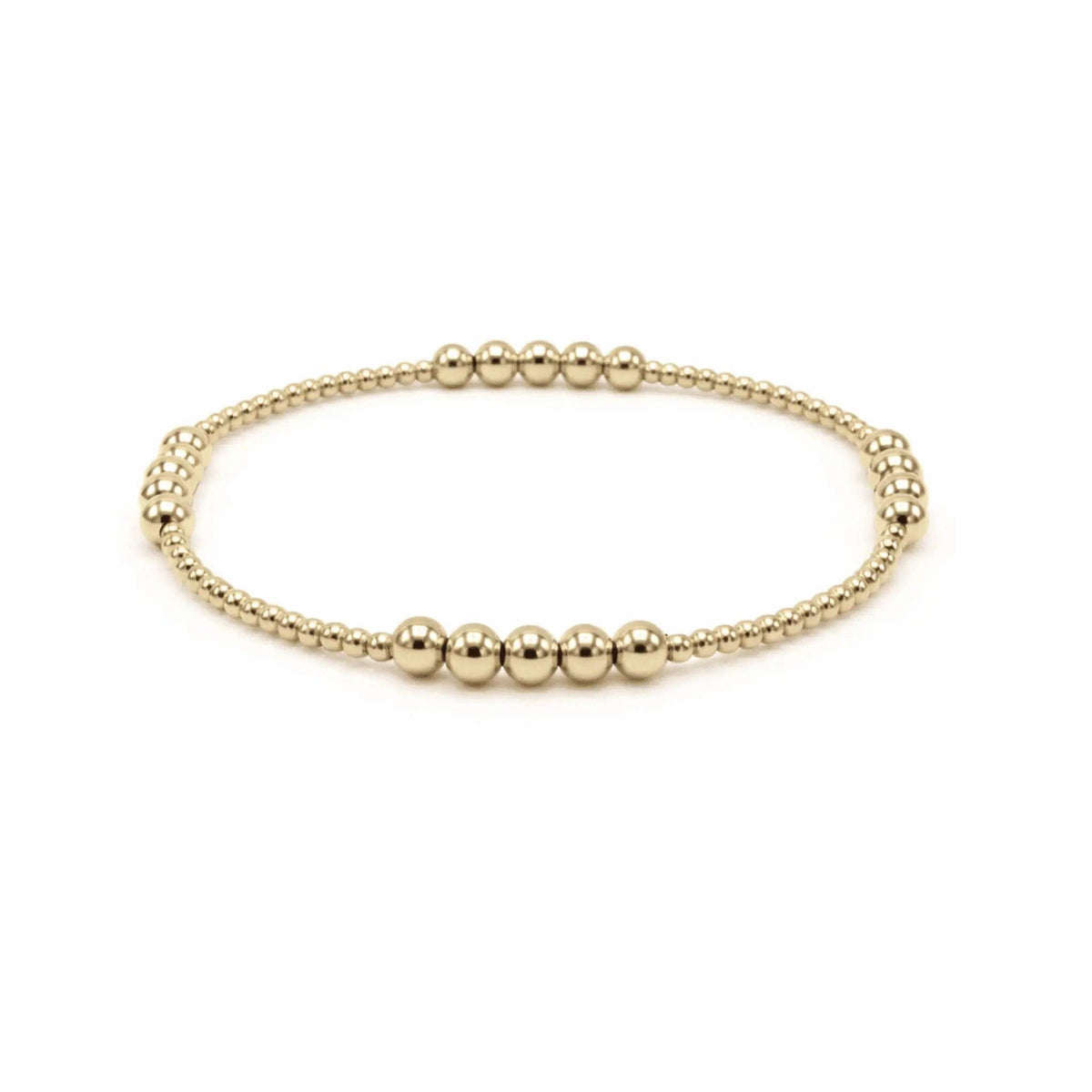 The Hamptons 2x4 14k Gold filled Beaded Bracelet