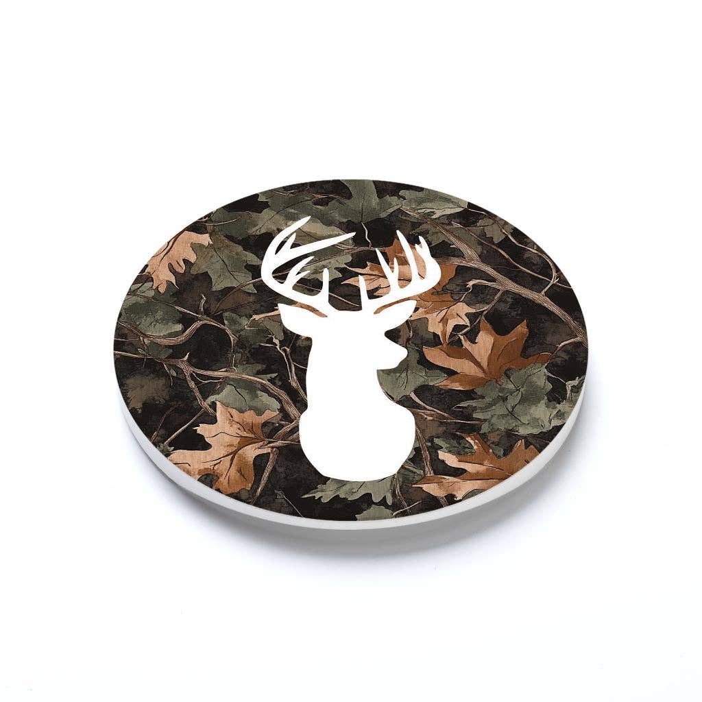 Car Coaster-Deer Head Camo