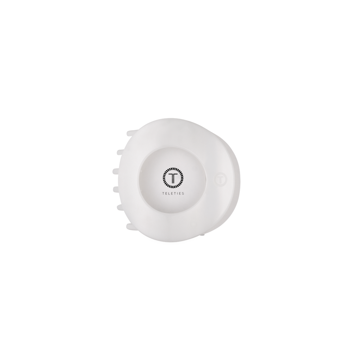 Coconut White | Small | Flat Open Circle Hair Clip