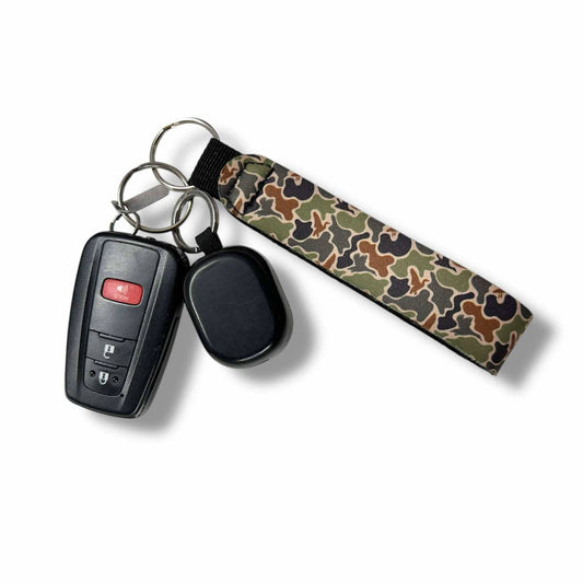 Retro Waterfowl Wristlet Keychain