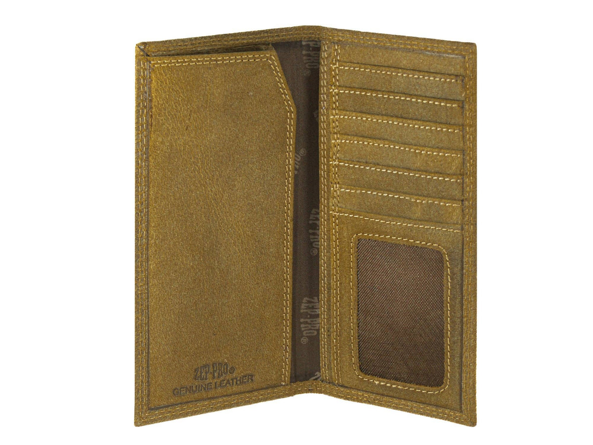 Mallard Vintage Tan Leather Secretary Wallet