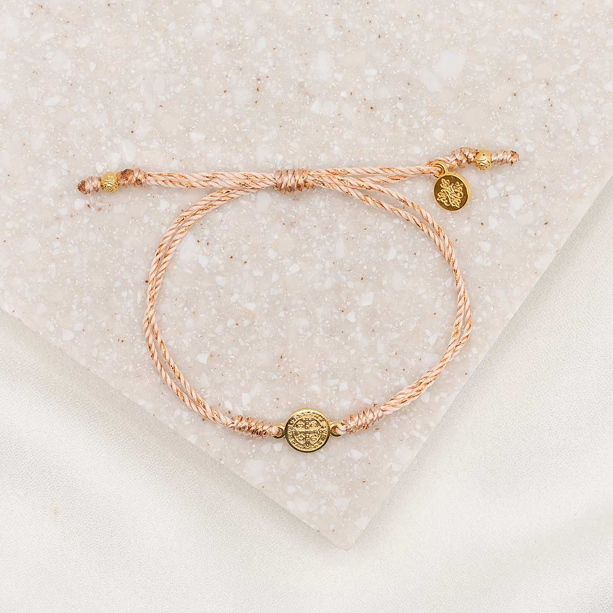 Breathe Blessing Bracelet - Red / Gold