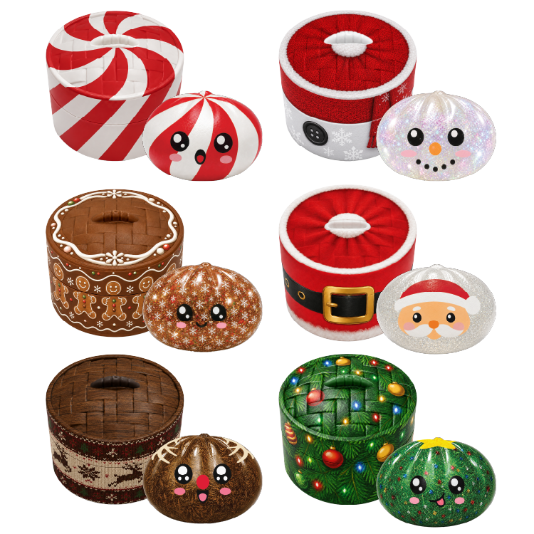 Fun Doh Petite (Mini) Squishy Christmas Dumplings Toy