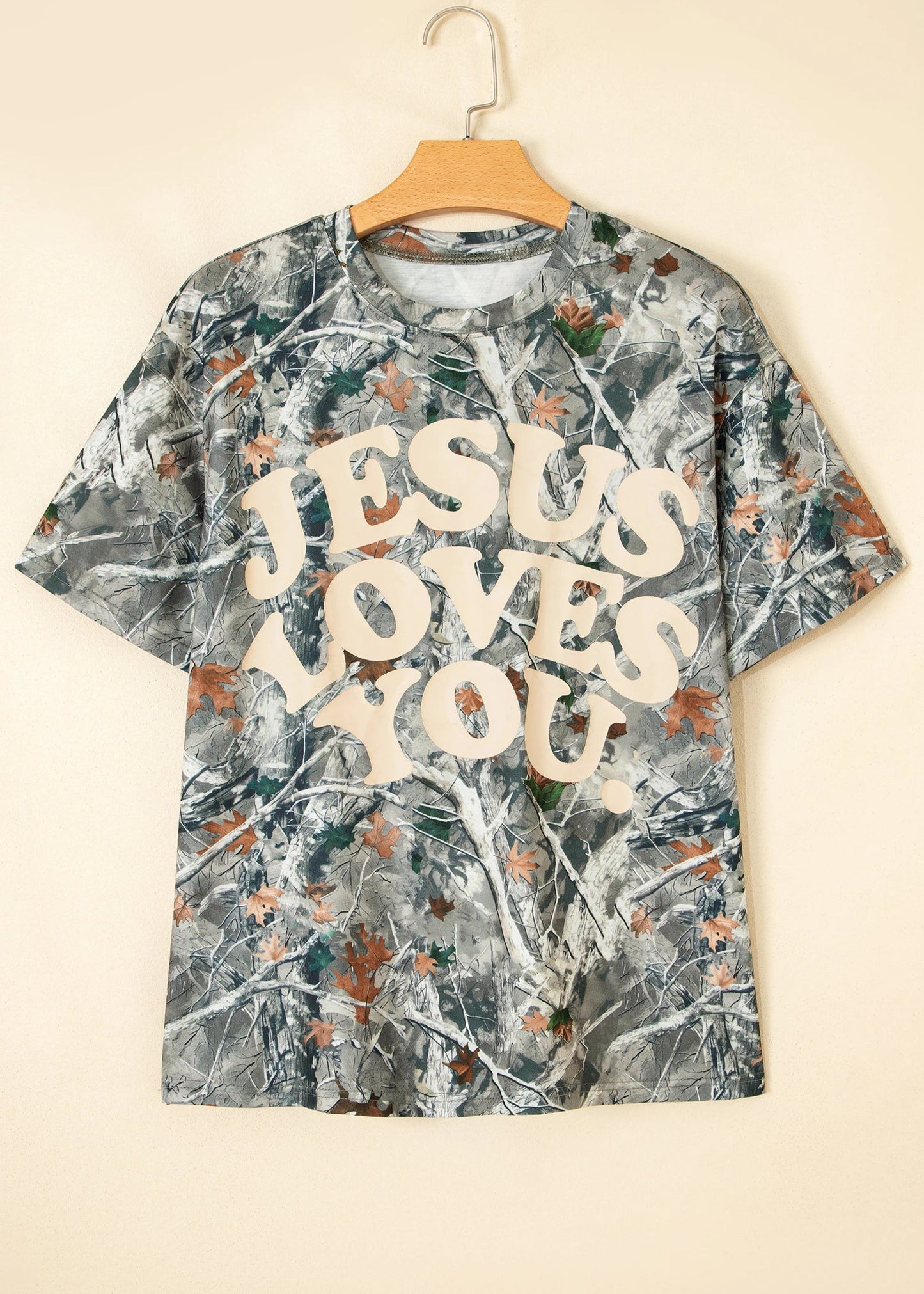 JESUS LOVES YOU CAMO TEE
