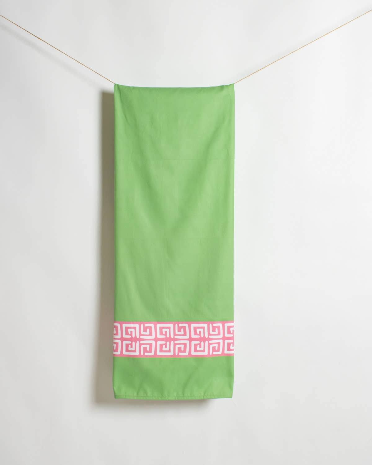 Cabana Cove Giant Beach Towel - Green/Pink/White