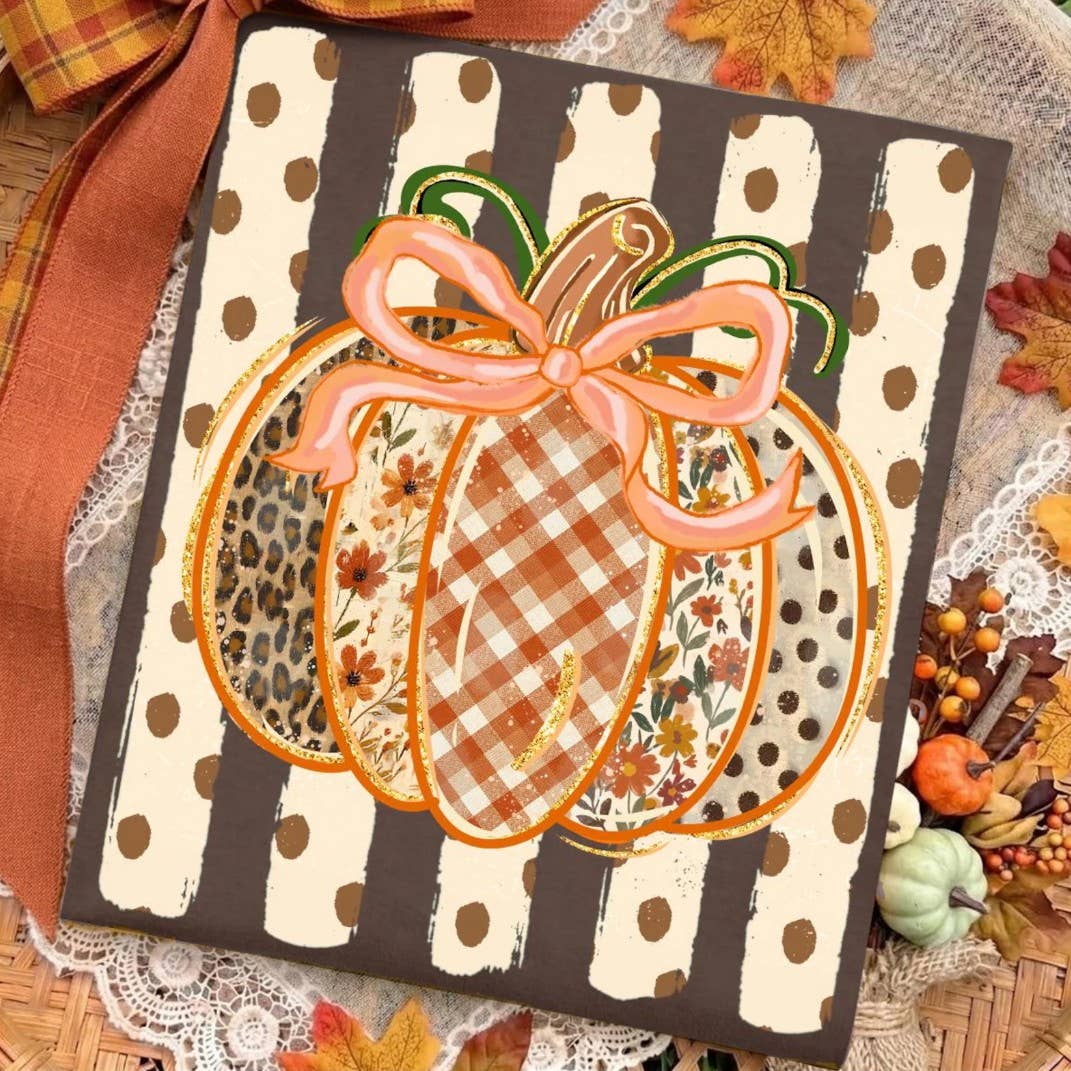 Preppy Fall Pumpkin Tee