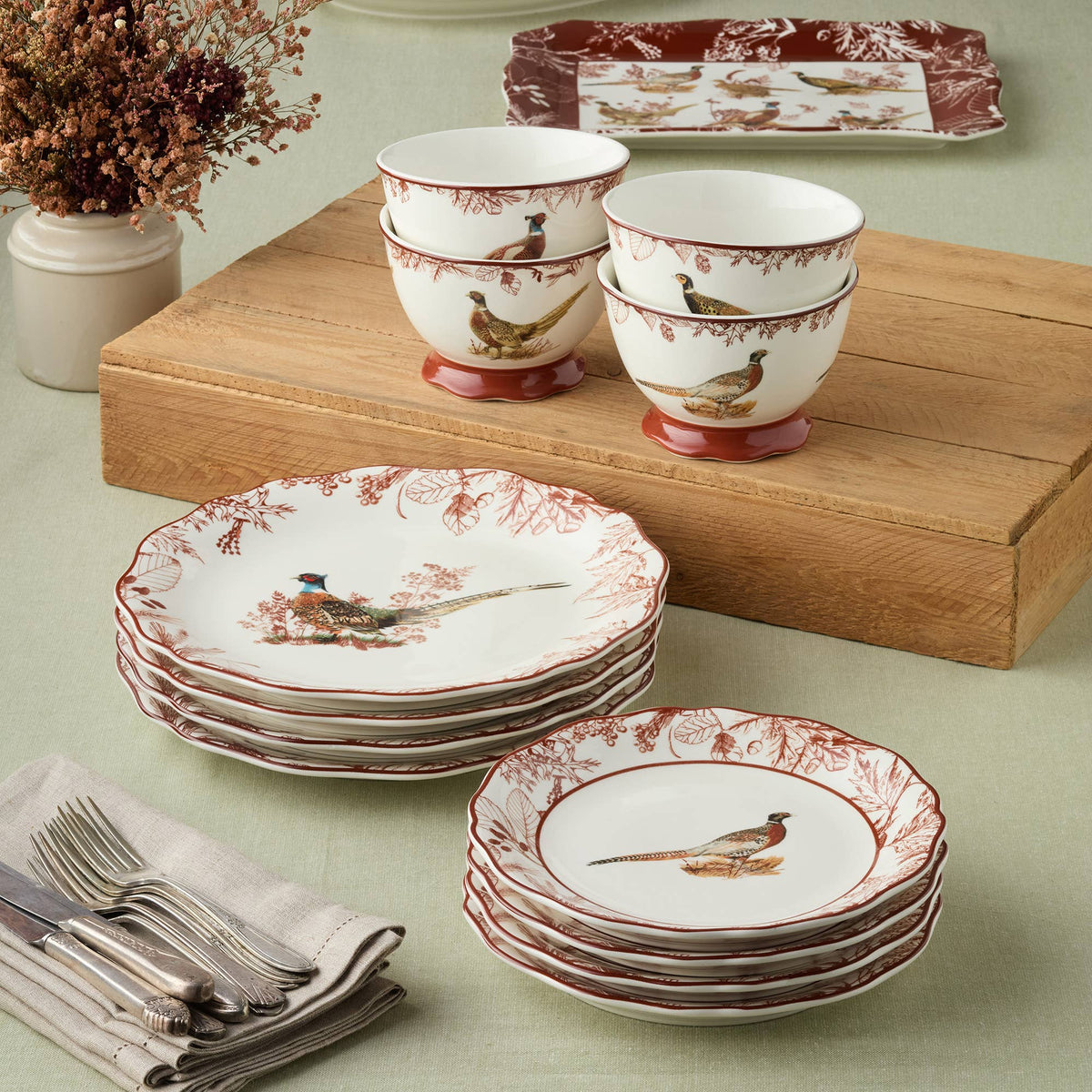Pheasant Grove Dinner Plate 11"