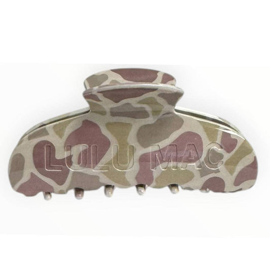 LULU MAC HAIR CLIPS - LIGHT CAMO