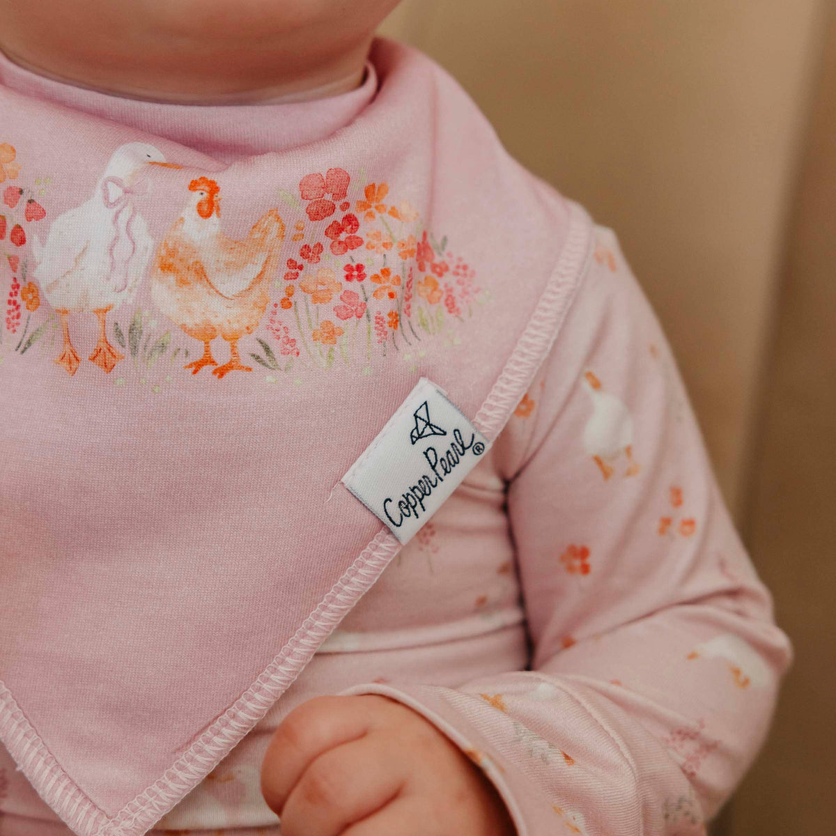 4 Pack Baby Bandana Bibs - Gigi