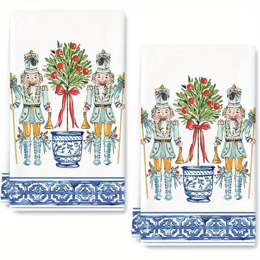 KITCHEN TOWEL - NUTCRACKERS