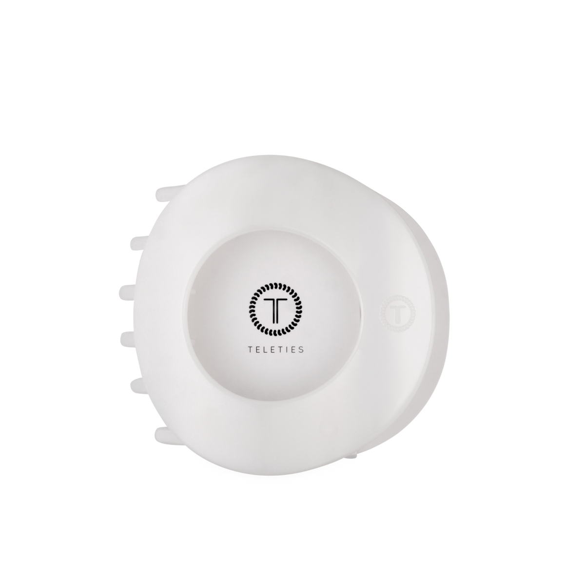 Coconut White | Large | Flat Circle Hair Clip