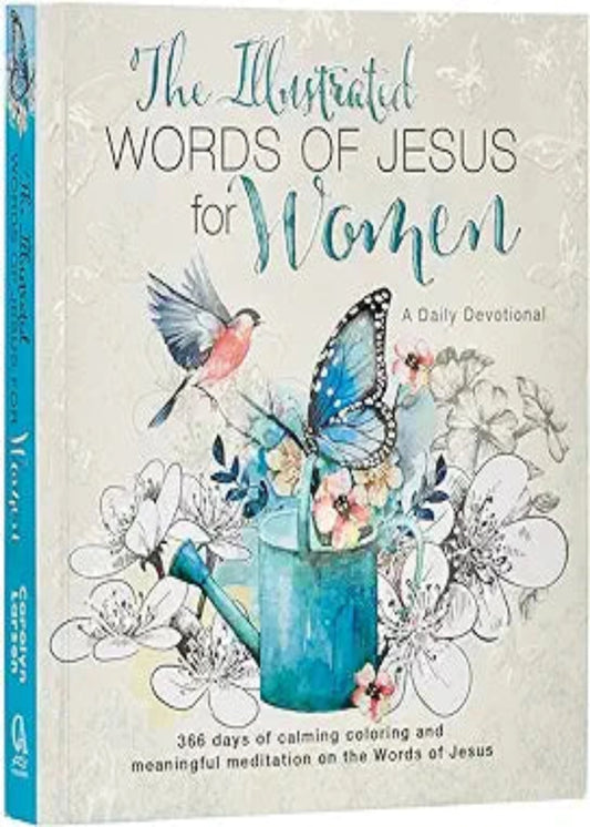 COLORING DEVOTIONAL FOR WOMEN-WORDS JESUS