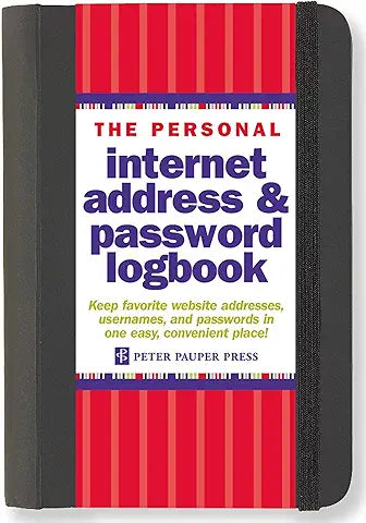 INTERNET ADDRESS & PASSWORD LOG