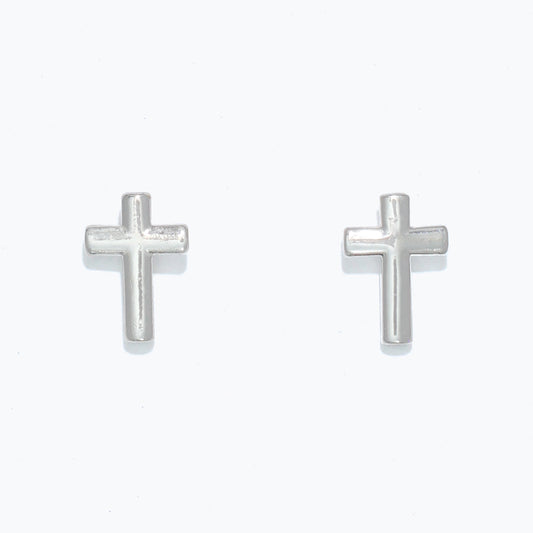 CLASSIC SILVER CROSSES- EARRINGS