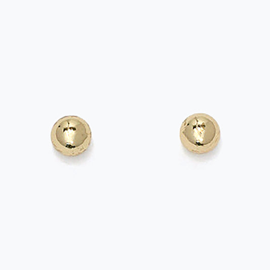 POLISHED GOLD STUDS- EARRINGS