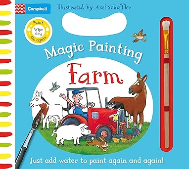 Farm Magic Painting: Just add water to paint again and again!