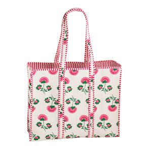 Peony Block Print Tote