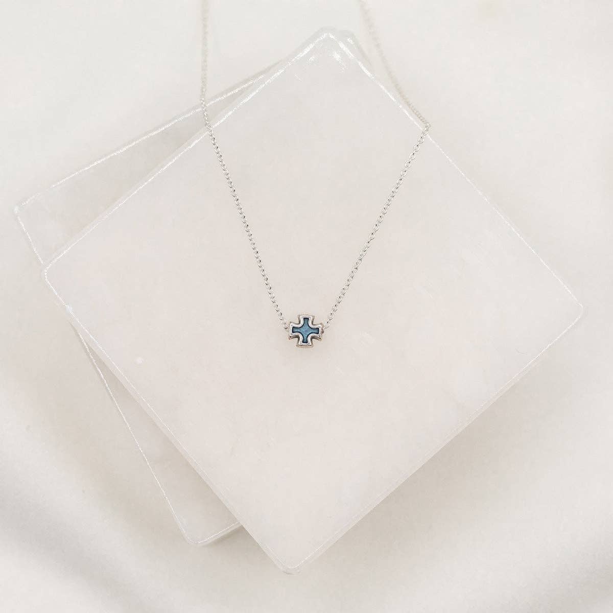 Faith Petite Necklace - Silver / Gold