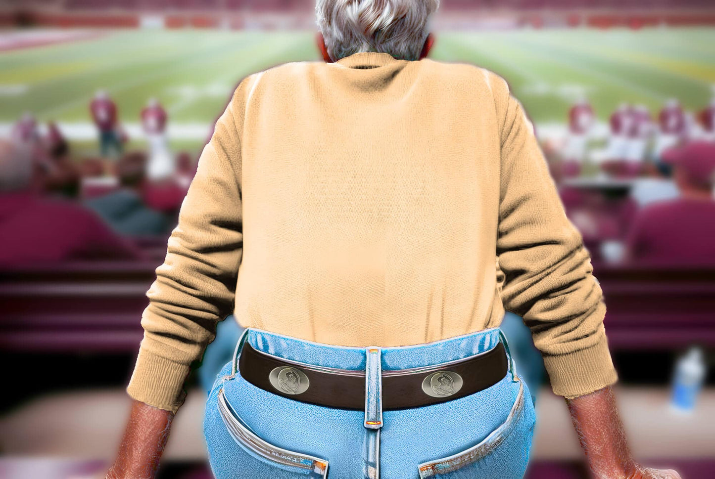 FSU Seminoles Men's Collegiate Leather Belt