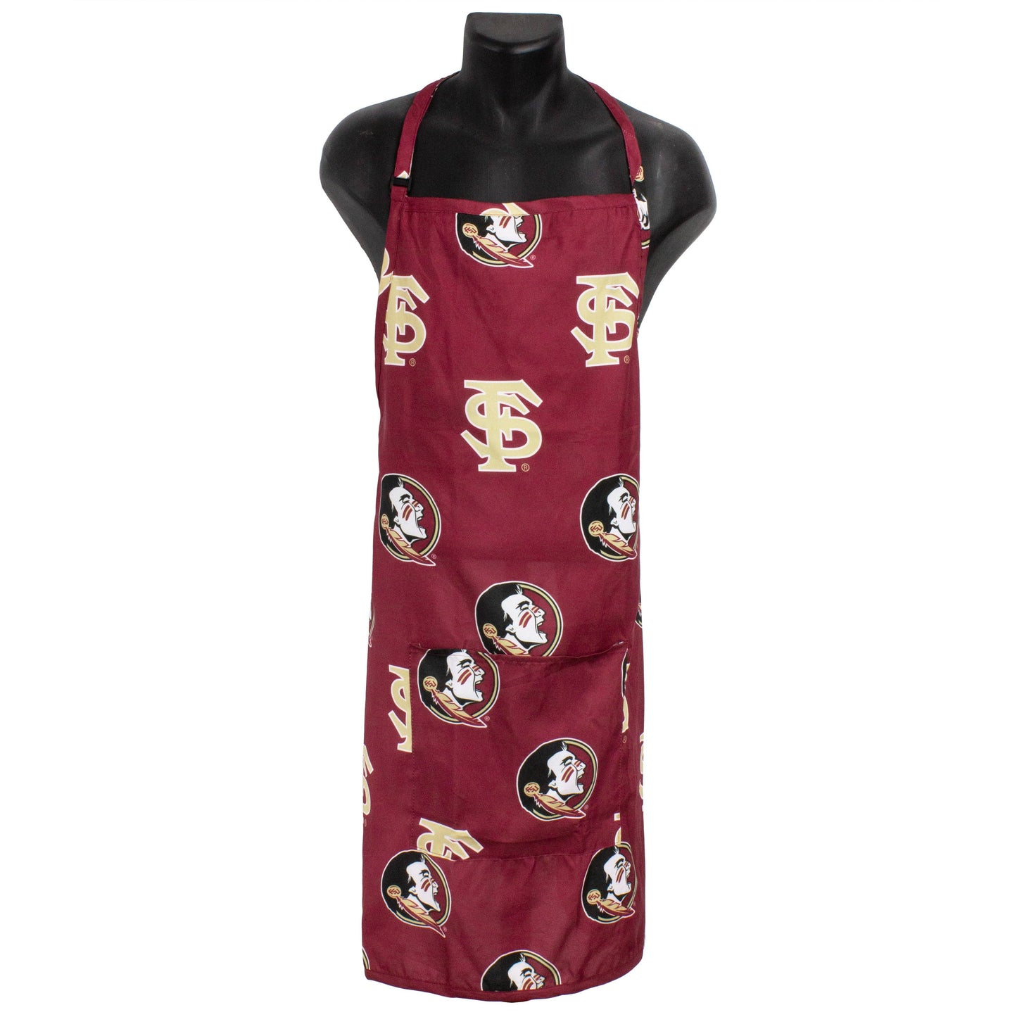 Florida State Seminoles Grilling Tailgating Apron with 9" Pocket, Adjustable