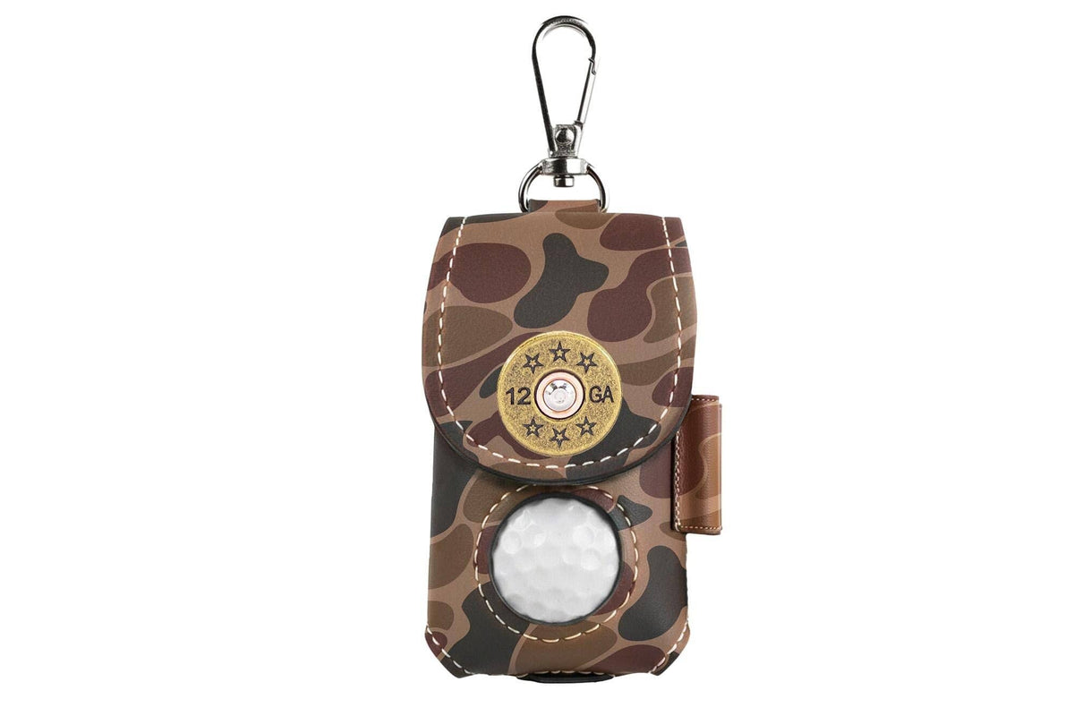 Shotshell Leather Golf Ball and Tee Holder