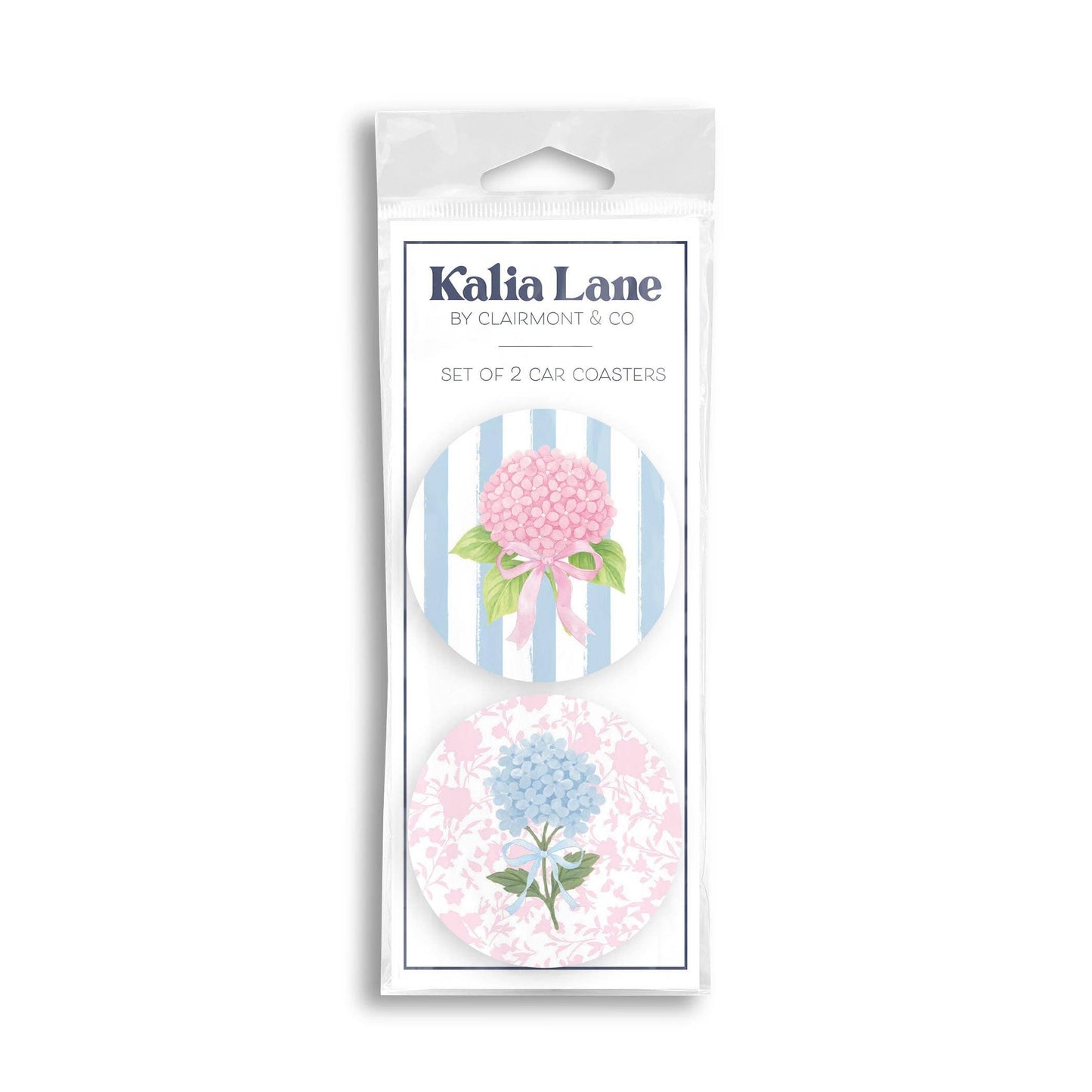 Car Coaster 2-Pack Kalia Lane-Hydrangea Cottage