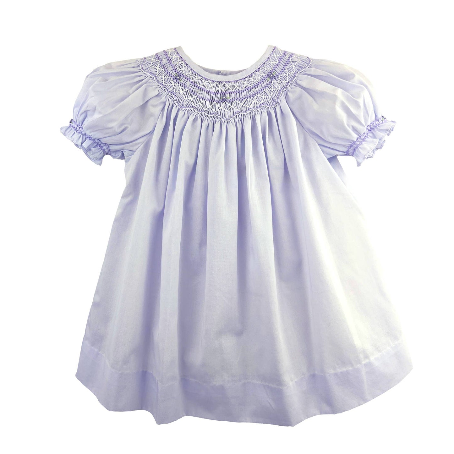 Bishop Smocked Daygown with Pearls